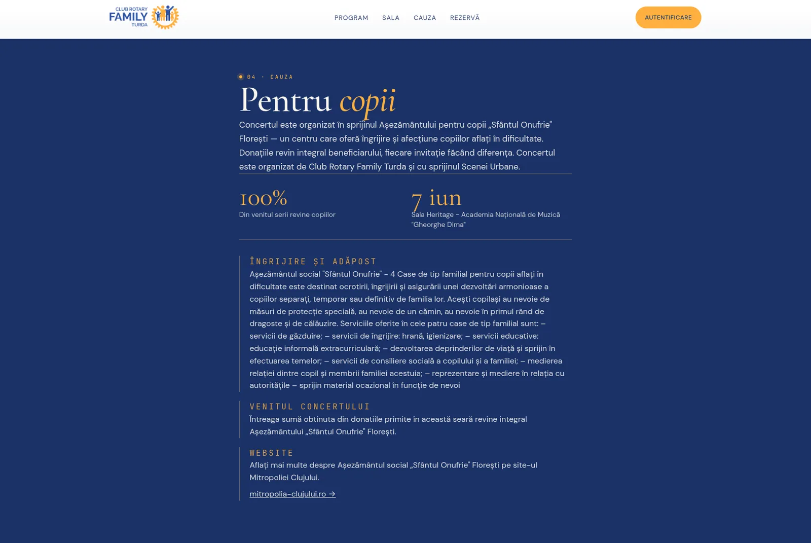 Evenimentul poartă marca lui